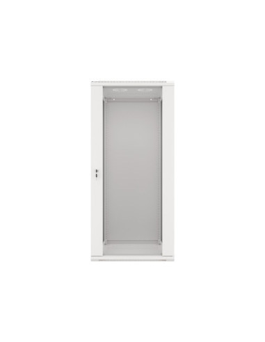 Szafa Rack Lanberg  Wf01-6627-10S (27U  1300Mm / 600Mm / 600 Mm  Wisząca  Szklane  19''  Szary)