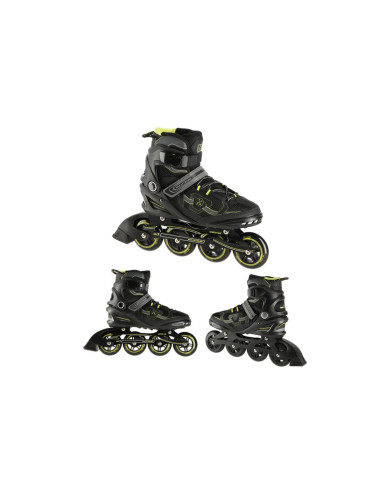 Łyżworolki Nils Extreme Na9157 Czarno-Złote  Rozm. 42