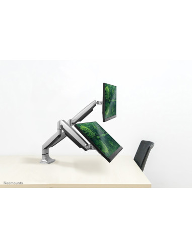 Neomounts Nm-D750Dsilver Uchwyt / Stojak Do Monitorów 81,3 Cm (32") Biurko Srebrny