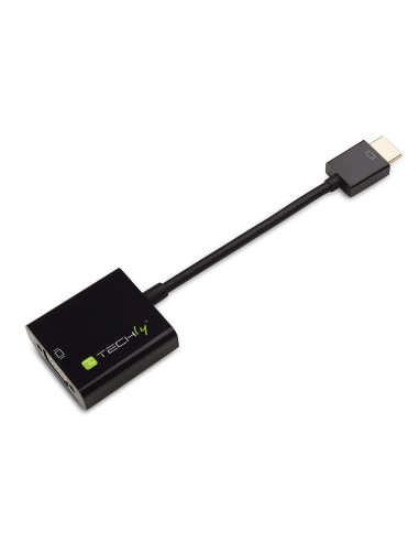 Techly Idata Hdmi-Vga4 Adapter Kablowy Vga (D-Sub) Hdmi Type C (Mini) Czarny
