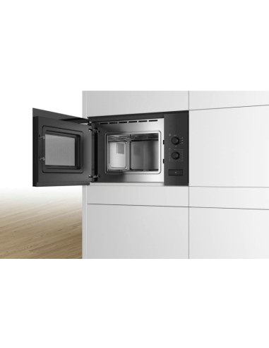 Bosch | Bfl520Mb0 | Kuchenka Mikrofalowa | Wbudowany | 20 L | 800 W | Czarny