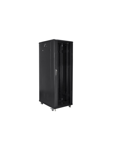 Szafy Jednosekcyjna, Zamykana Na Zamek Lanberg Ff01-8847-12B (47U  19'' / 800Mm / 800 Mm  Stojąca  Pełne, Szklane  800 Kg  Kolor
