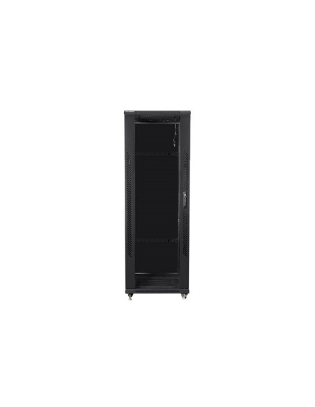 Szafy Jednosekcyjna, Zamykana Na Zamek Lanberg Ff01-8847-12B (47U  19'' / 800Mm / 800 Mm  Stojąca  Pełne, Szklane  800 Kg  Kolor