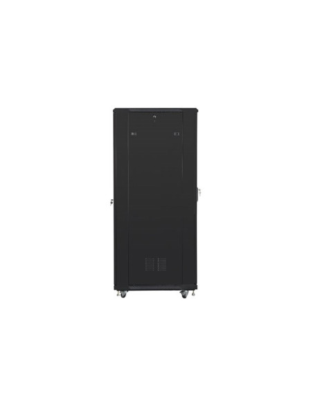 Szafy Jednosekcyjna, Zamykana Na Zamek Lanberg Ff01-8847-12B (47U  19'' / 800Mm / 800 Mm  Stojąca  Pełne, Szklane  800 Kg  Kolor
