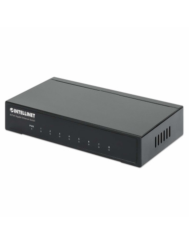 Intellinet 530347 Łącza Sieciowe Gigabit Ethernet (10/100/1000) Czarny