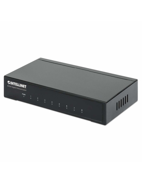 Intellinet 530347 Łącza Sieciowe Gigabit Ethernet (10/100/1000) Czarny