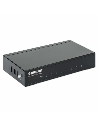 Intellinet 530347 Łącza Sieciowe Gigabit Ethernet (10/100/1000) Czarny