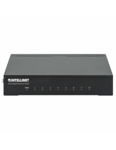 Intellinet 530347 Łącza Sieciowe Gigabit Ethernet (10/100/1000) Czarny