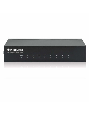 Intellinet 530347 Łącza Sieciowe Gigabit Ethernet (10/100/1000) Czarny