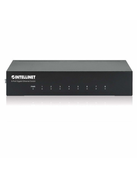 Intellinet 530347 Łącza Sieciowe Gigabit Ethernet (10/100/1000) Czarny