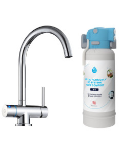 System Filtrujący Wodę Kranową Dafi Flow Comfort D-1 Z Baterią Trójdrożną Vito (Chrom) 2
