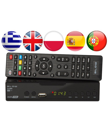 Blow Dekoder Tuner Dvb-T2 Blow 4625Fhd H.265 V2