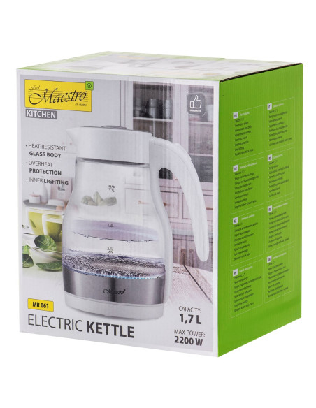 Czajnik Elektryczny Mr-061-White Maestro