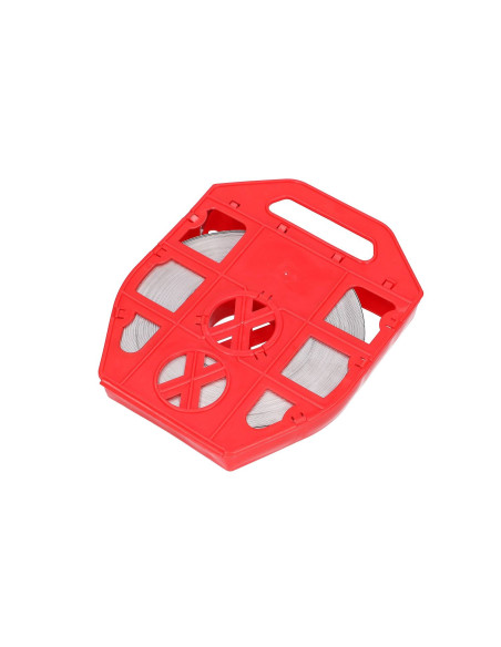 Extralink Taśma Ze Stali Nierdzewnej Ss201 0,7Mm Do Mocowania Na Słupach Energetycznych, 10Mm X 0,7Mm, 50M