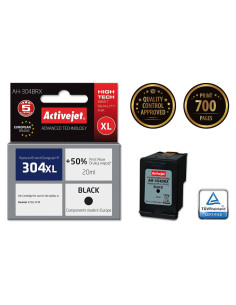 Activejet Ah-304Brx Tusz (Zamiennik Hp 304Xl N9K08Ae  Premium  20 Ml  Czarny) 2