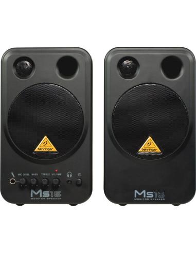 Behringer Ms16 Głośnik 2-Drożny Czarny Przewodowa 16 W