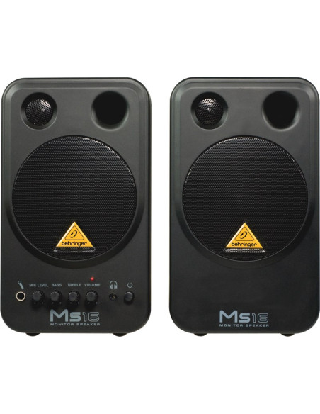 Behringer Ms16 Głośnik 2-Drożny Czarny Przewodowa 16 W