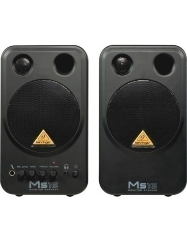 Behringer Ms16 Głośnik 2-Drożny Czarny Przewodowa 16 W