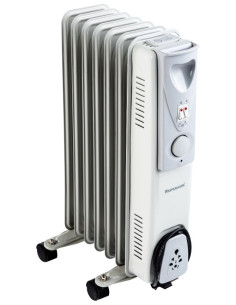 Grzejnik Olejowy Ravanson Oh-07 (1500W  7  Kolor Szary)