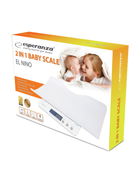 Waga Dla Dzieci Esperanza Ebs017 (Elektroniczna  Kolor Biały)