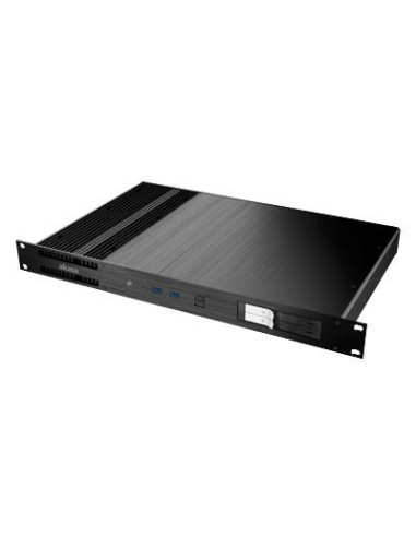 Obudowa Akasa Galileo Tu1 Thin-Mini-Itx 1U, Oem - Czarna