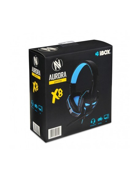 Słuchawki Z Mikrofonem Ibox Shpix8Mv X8 Gaming (Kolor Czarny)