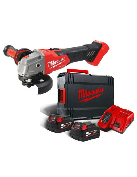 Milwaukee.szlifierka  M18Fsag125Xb-502X 2X5,0Ah