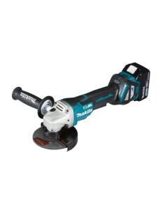 Makita.szlifierka Kąt. 18V Dga517Rtj 125Mm 2X5,0Ah Reg.obr. Bldc Włącznik Łopatkowy