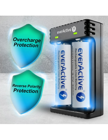 Everactive Ładowarka Do Akumulatorków Cylindrycznych Li-Ion Lc200