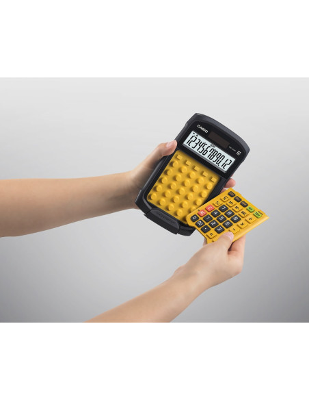 Casio Kalkulator Biurowy Wodoodporny Wm-320Mt-S, 12-Cyfrowy Wyświetlacz, Wyjmowana Klawiatura, 108,5X168,5, Poziom Wodoszczelnoś