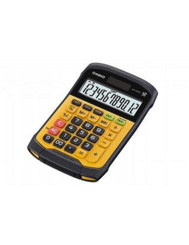 Casio Kalkulator Biurowy Wodoodporny Wm-320Mt-S, 12-Cyfrowy Wyświetlacz, Wyjmowana Klawiatura, 108,5X168,5, Poziom Wodoszczelnoś