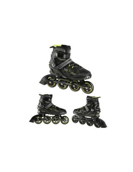 Łyżworolki Nils Extreme Na9157 Czarno-Złote  Rozm. 41