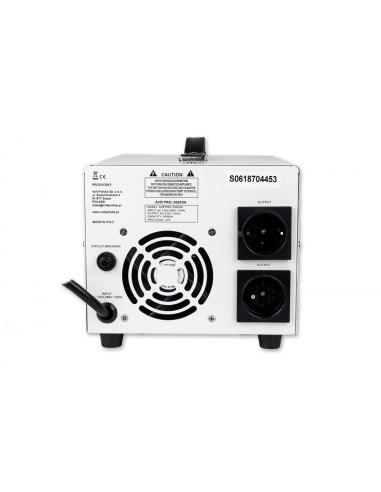 Stabilizator Napiecia Avr Pro 3000Va 3% Servo