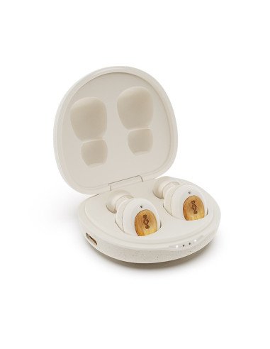 Marley True Wireless Earbuds Champion Built-In Microphone, Bluetooth, In-Ear, Cream