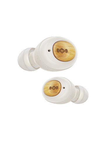 Marley True Wireless Earbuds Champion Built-In Microphone, Bluetooth, In-Ear, Cream