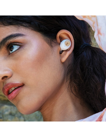 Marley True Wireless Earbuds Champion Built-In Microphone, Bluetooth, In-Ear, Cream