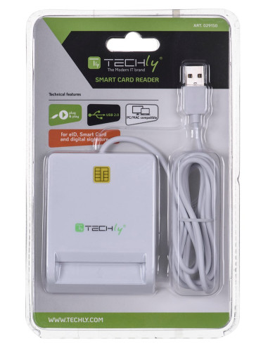 Techly Czytnik Kart Inteligentnych Smart Card Na U
