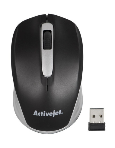 Activejet Mysz Bezprzewodowa Amy-313 Usb (Optyczna  1200 Dpi  Czarna)