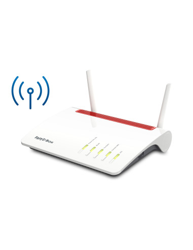 Fritz!Box 6890 Lte Router Bezprzewodowy Gigabit Ethernet Dual-Band (2.4 Ghz/5 Ghz) 4G Czarny, Czerwony, Biały