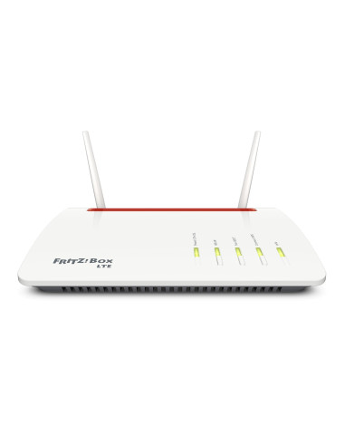 Fritz!Box 6890 Lte Router Bezprzewodowy Gigabit Ethernet Dual-Band (2.4 Ghz/5 Ghz) 4G Czarny, Czerwony, Biały