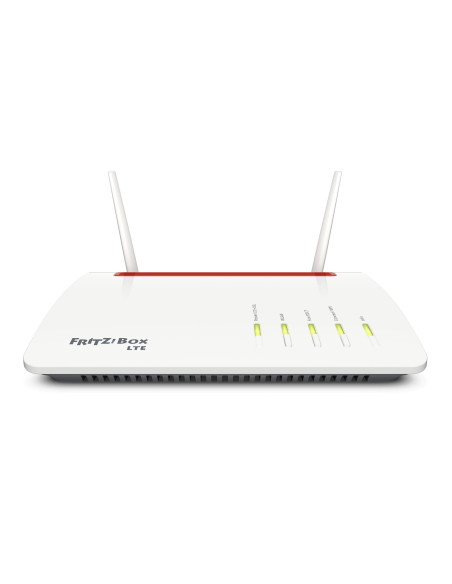 Fritz!Box 6890 Lte Router Bezprzewodowy Gigabit Ethernet Dual-Band (2.4 Ghz/5 Ghz) 4G Czarny, Czerwony, Biały