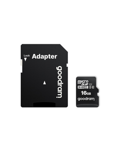 Karta Pamięci Goodram M1Aa-0160R12 (16Gb  Class 10, Class U1  Adapter, Karta Pamięci)