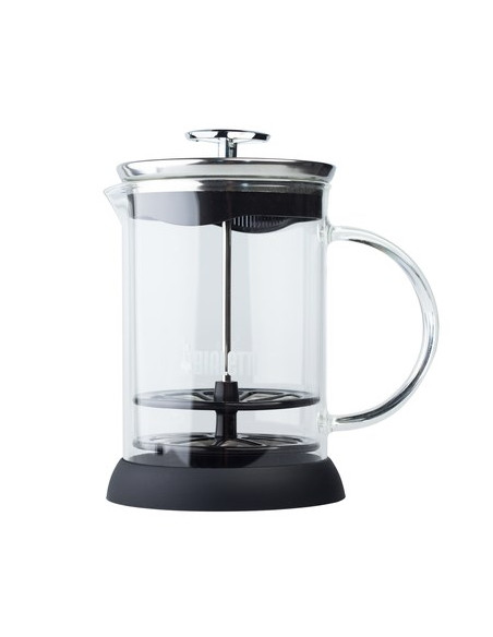 Bialetti Cappuccinatore Vetro 6Tz Ręczny Spieniacz Do Mleka 330Ml