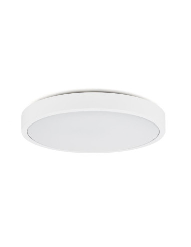 Plafon V-Tac 30W Led Okrągły Ip44 42Cm Biały Vt-8630W-Rd Sku 7621 3000K 3000Lm