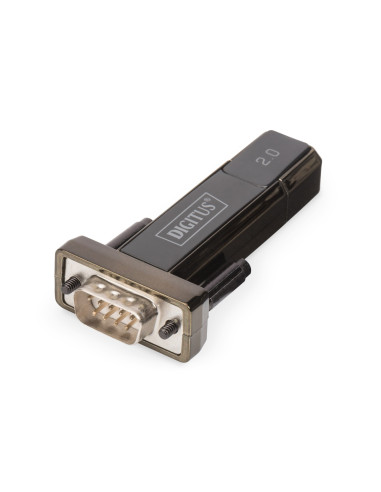 Adapter Digitus Da-70156 (Usb M - Rs-232 M  Kolor Czarny)