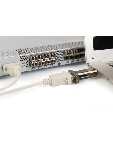 Adapter Digitus Da-70156 (Usb M - Rs-232 M  Kolor Czarny)