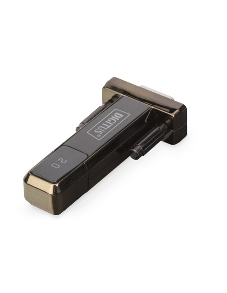 Adapter Digitus Da-70156 (Usb M - Rs-232 M  Kolor Czarny)