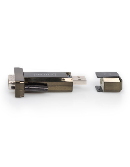 Adapter Digitus Da-70156 (Usb M - Rs-232 M  Kolor Czarny)