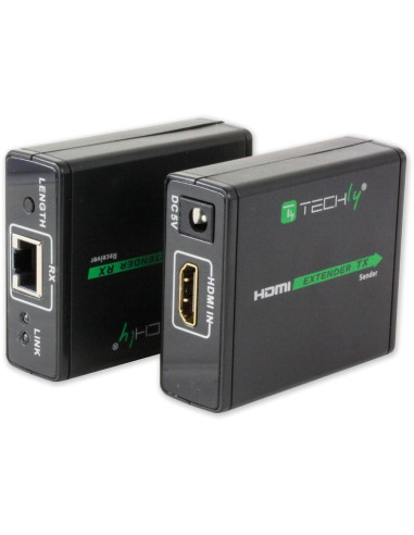 Techly Extender Hdmi Hd 3D Po Rj45 Do 60M Idata Ext-E70