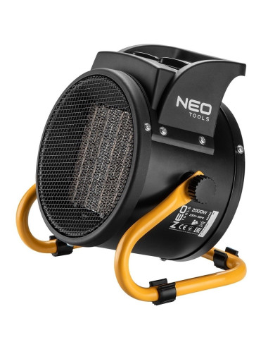 Nagrzewnica Elektryczna Neo Tools 90-062 Ceramiczna Ptc 2000 W Czarny